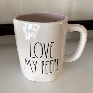 Rae Dunn LOVE MY PEEPS mug